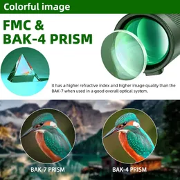 Professional High Magnification Monocular Telescope With BAK-4 Prism For Outdoor Bird Watching Photography