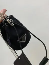 2023 new luxury women's key ring mobile phone bag women's crossbar mini bag long chain shoulder strap Messenger Bag Drawstring classic handbag barrel waist key ring