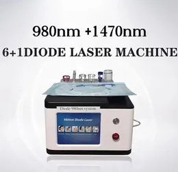 Professionale 980 nm 1470nm laser a diodi laser Endolifting Skin Tightening vascolare / vasi sanguigni / rimozione delle vene del ragno macchina per chirurgia lipolisi liposuzione