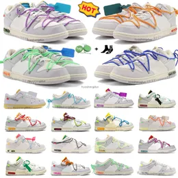 sb shoes dunks Mens Womens Low No.1-50 Collection Red Pine Orange Green SB shoelace lot White Black pink green Sneaker