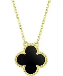 FFC0 Дизайнерские подвесные ожерелья для женщин Элегантный 4/четыре листового клевера ожерелье медальон высококачественные четки дизайнерские ювелирные ювелирные изделия 18 тыс.