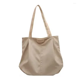 Borse da sera Casual Canvas Tote di grande capacità Borse da donna Simple Lady Hand Female Big Shopper Bag Studenti Libri Borse 517D