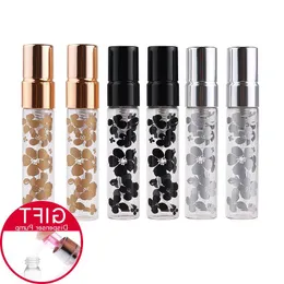 100Pieces/Lot 5ML Printing Parfum Spray Bottle For Perfume Aluminium Travel Portable Empty Cosmetic Containers Pnpqk