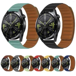 Watch Bands Sports Silicone Strap For HUAWEI GT 3 46mm 42mm Belt Bracelet 2 Pro HONOR Magic 20mm 22mm Magnetic Loop