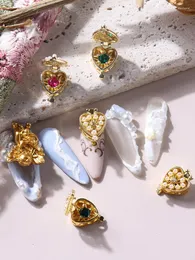 Nail Art Decorations 3d Charms Accessories Diamond Love Treasure Box Pearl Moon Magic Decoration Jewelry