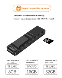 A7B Magnetic Pen Mini Camera HD 1080P Camcorder Video Audio Recorder PC Support TF Card Flashlight Micro DV Small Digital Action Cam