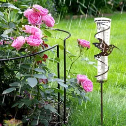 Garden Decorations Rainwater Collector Rain Gauge Convenient Artificial Gauges Unique Decors 230609