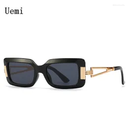 Sunglasses 2023 Fashion Retro Square For Women Men Metal Legs Brand Designer Female Sun Glasses Vintage Ins Shades UV400