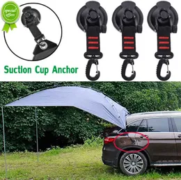 Ny Sug Cup Hook Outdoor Camping Vandring Sugkopp Ankare Krok Bilmontering Bagage Tarps Tältkrokar Camping Tarpaulin Tillbehör