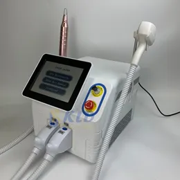 2 in 1 810nm Diodo Laser Rimozione dei capelli Rimozione del tatuaggio 532/755 / 1064nm Rimozione delle macchie di pigmento Pori Pulizia del dispositivo laser di bellezza