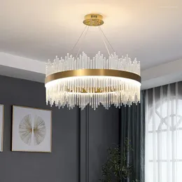 Pendellampor vintage leds röd hund öl ljuskronor tak els cirkel hem deco modern glas ljus ljuskrona belysning