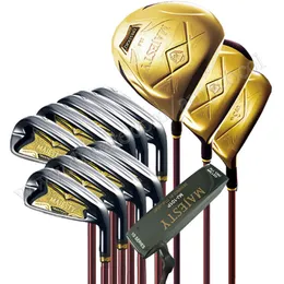 Гольф -клубы для мужчин Maruman Majesty Prestigi P10 Complete Clubs Set Driver Wood Irons клюшка и графитный вал сумки R /S