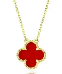 EE SW4 designer Pendant Necklaces for women Elegant 4/Four Leaf Clover locket Necklace Highly Quality Choker chains Designer Jewelry 18K Plated gold girls Gift