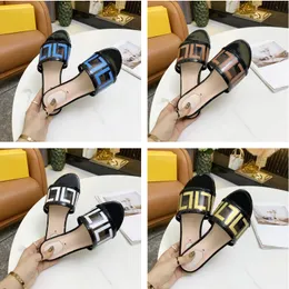 Designer Women Sandals Signature Flat Bottom Slippers Transparent Film Letter Slippers Summer Fashion Beach Slippers