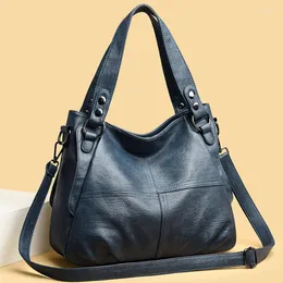 Evening Bags High Quality Purse Soft Leather Luxury Handbags Women Shoulder Designer Crossbody Bag For Female Fashion 2023 Messenger