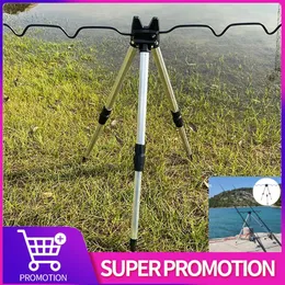 Fishing Hooks Load bearing Telescopic Rod Bracket Holder Tripod Stand Sea Pole Support Frame 3 folded Rest Base 230609