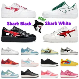 bapests scarpe casual basse bapests uomo donna Black Shark Nero bianco verde Patent Camo Combo Pink red Orange scarpe basse scarpe da ginnastica sportive sneakers