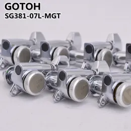 7 In-line GOTOH SG381-07-MGT 7 Strings Guitar Locking Machine Heads Tuners ( Chrome )