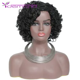 Hair pieces Y Demand Crochet Two Strands Of Twist Curly Braided Synthetic Braiding BOBO Styles For Negro Women 230609