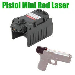 Taktyczny Pistol Mini czerwony laser dla G 17 18C 22 34 Series190s