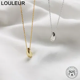 Chains Louleur S 925 Sterling Silver Necklace Water Drops Pendant For Women 2023 Charms Jewelry