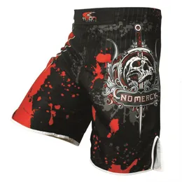 Andra sportvaror Skull Trunks Fitness Training Tiger Muay Thai MMA Shorts Boxing Sanda MMA Pants Boxing Shorts Jujitsu Kickboxing Shorts 230609