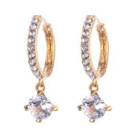 Dangle Earrings & Chandelier Women Luxury Full Diamond Fashion For Ohrring Korean Version Jewelry Valentine's Day Gift