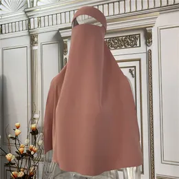 Hijabs Niqab High Quality Nida Single Layer Ramadan Islamic Clothing EID Prayer Muslim Modest Women Hijab Khimar Jilbab Veil Niqab 230609