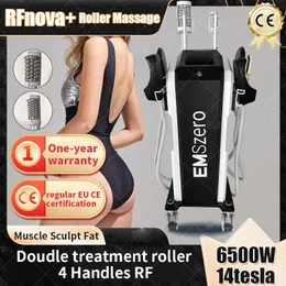 2024 Emszero 14 Tesla Body Neo Ems Rollers Muscle Stimulator Slimming Electromagnetic Equipment Machine Roller Massage For Beauty Salon
