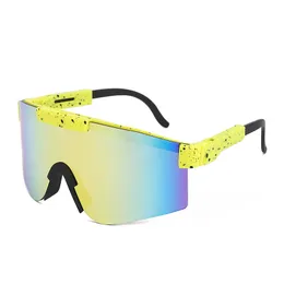 Occhiali da sole firmati con film a colori nuovi occhiali da ciclismo su strada per uomo e donna occhiali da sole antivento per sport all'aria aperta
