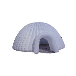 6m di diametro di 20 piedi con soffiante Tenda per festa gonfiabile bianca alla moda/ tenda da campeggio gonfiabile/ tenda igloo gonfiabile con ventola elettrica
