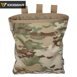 Outdoor Bags IDOGEAR MOLLE Magazine Dump Pouch Tactical Mag Drop Recycling Bag Storage 3550 230609