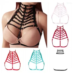 Garters Women Bdsm Elastic Suspenders Cage Bra Bondage Sexy Erotic Body Harness Lingerie Goth Garter Belt Harajuku Fetish Seks Clothes
