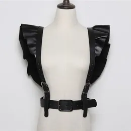 Garters Goth PU Leather Harness Women Gothic Sword Belt Sexy Lingerie Punk Seks Accessories Bdsm Body Bondage Cage Straps