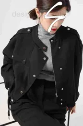 Kurtki damskie Designer Early Autumn New Cool Sa Unisex Style pokaz wysokiej cienkiej wysokiej jakości płaszcz krótkiej kurtki kobiety urvz