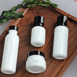 300pcs / lot 50ml 110ml 150ml Bouteille en verre blanc Distributeur Lotion Pompe Bouteille, 50g 50cc Pot de crème Bouteilles vides Containerhigh qty Jnhlw