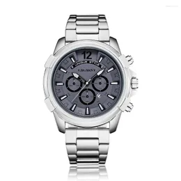 손목 시계 relojes Hombre 2023 Cagarny Fashion Mens Watches Business Quartz Watch Men Sport 방수 큰 다이얼 남성