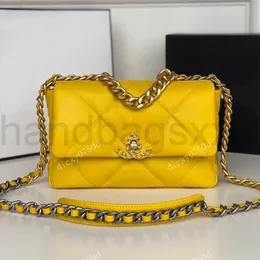 Yellow Designer tote bag 8A Crossbody Bag fashion Chain CC the Tote Women sheepskin Leather Shoulder Handbag Classic 19 flap Purse luxury Wallet 26CM/30CM