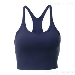 Women Sport Yogas Bras Sexy Cross Workout Tops Push Up Jogging Lingerie Round Neck Bodybuilding Yoga Vest Quick Dry Anti-sagging Tanks Underwear