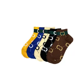 5 Paia Di Calzini Corti Donna In Cotone: Simpatici, Colorati, Traspiranti E Morbidi, Taglia Unica 35-41