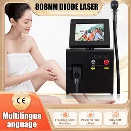 808nm Diode Laser Hair Remova Painlessl Machine 755 808 1064 Tre våglängd Hårborttagning Laser Ta bort håret