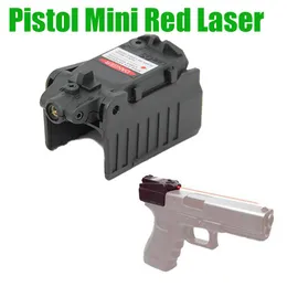 Taktyczny Pistolet Mini czerwony wzrok laserowy dla G 17 18C 22 34 Series272v