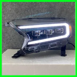 Faro anteriore per Ford Raptor Ranger Everest 15-20 15 16 17 18 19 20 2015 2016 2017 2018 2019 2020 T6 T7 Lampada frontale Full LED Luci anteriori dinamiche con indicatori di direzione