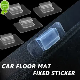 New Car Foot Pad Fixing Sticker Seamless Transparent Double-Sided Adhesive Buckle Fixed Clip Paste Car Interior Sticker Accessories