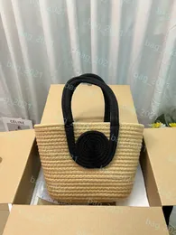 8A Designer Raffia Shoulder Y Bedding Bag Tote Women Beach Bags Luxury Handbags Mesh Breathing Bags Woven Shopping Summer Straw Microfiber Embroidered