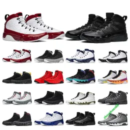 Men Basketball Shoes 9s Jumpman 9 Mens Sneakers Outdoor Sports Trainers Chile Red Particle Grey Bred University Gold Size 7-13