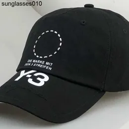 Popularny Y3 Baseball Hat Mode Mode Y-3 Tangue Hat Kat Women's Outdoor Casual Hat Personalizowany koreański trend