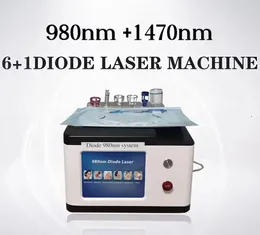 Directly effective 980nm+1470nm diode laser lipolysis liposuction machine Surgery Skin/EVLT/PLDD/Dental Tightening /blood spider veins removal machine