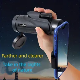クロスボーダー屋外望遠鏡12x50単眼望遠鏡HDナイトビジョンHD携帯電話写真ミニ
