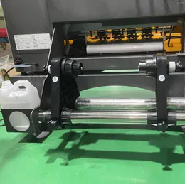 Dois rolos de impressão XP600 DTF de 30 cm para impressora A3 com agitador de pó e máquina de forno